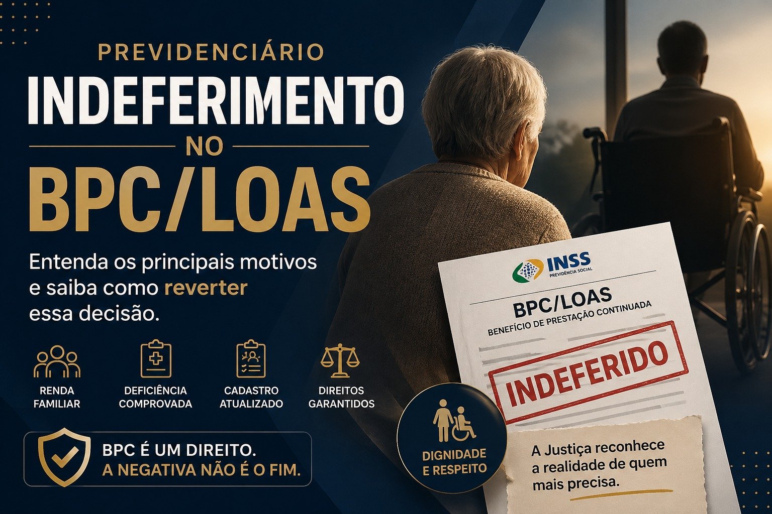 Indeferimento do BPC/LOAS: causas, fundamentos e estratégias de reversão